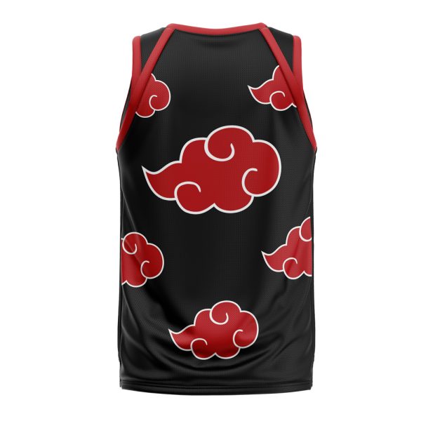 Naruto Akatsuki V-Neck Basketball Jersey - Image 2