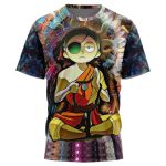 Rick and Morty Trippy Enlightened Morty T-Shirt - Image 3