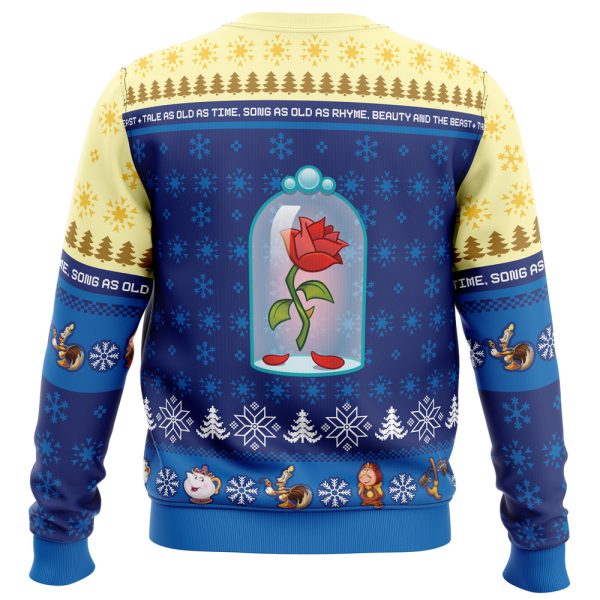 Christmas Beauty and the Beast Disney Ugly Christmas Sweater - Image 4