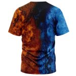 Burning Fire Shoto My Hero Academia T-Shirt - Image 2