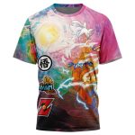 Trippy Ultra Instinct Goku Dragon Ball Z T-Shirt - Image 3
